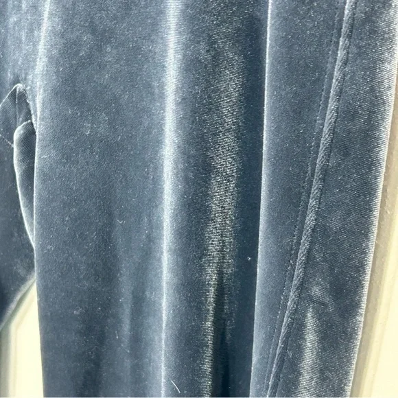 SPANX Slate Blue Velvet High-Rise Leggings Size 1X - Picture 4 of 11